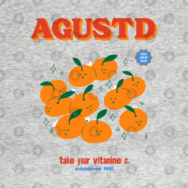 AGUST D tangerine by nelkrshop